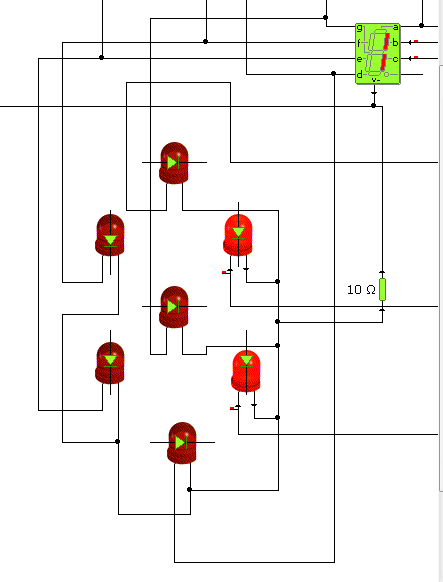seven segment circuit