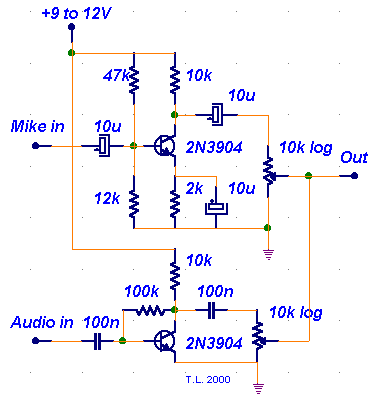 sound mixer circuit