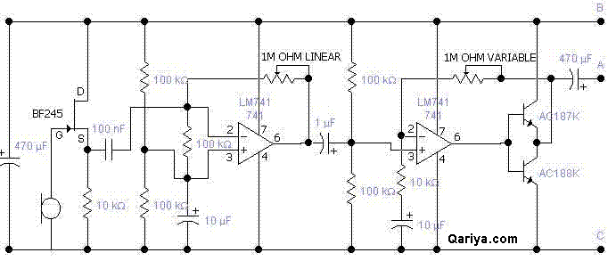 baby monitor transmitter circuit