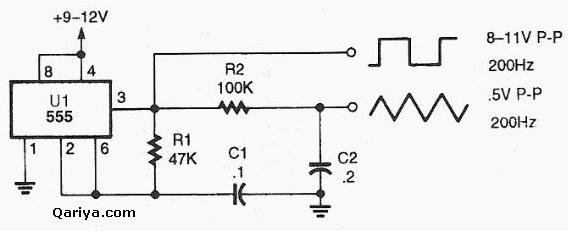 SQUARE TRIANGLE WAVE GENERATOR